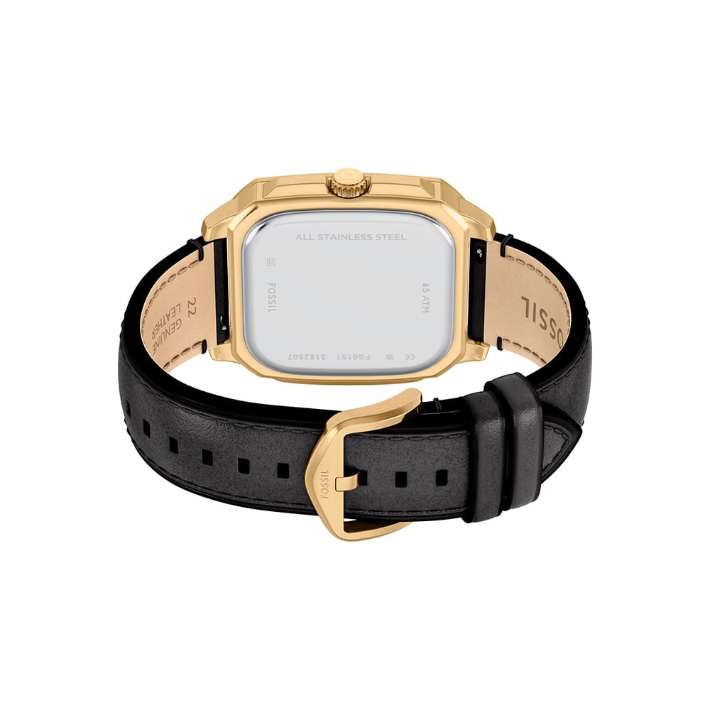 Relógio Fossil Masculino Crosby Dourado - FS6151/0PN Dourado 6