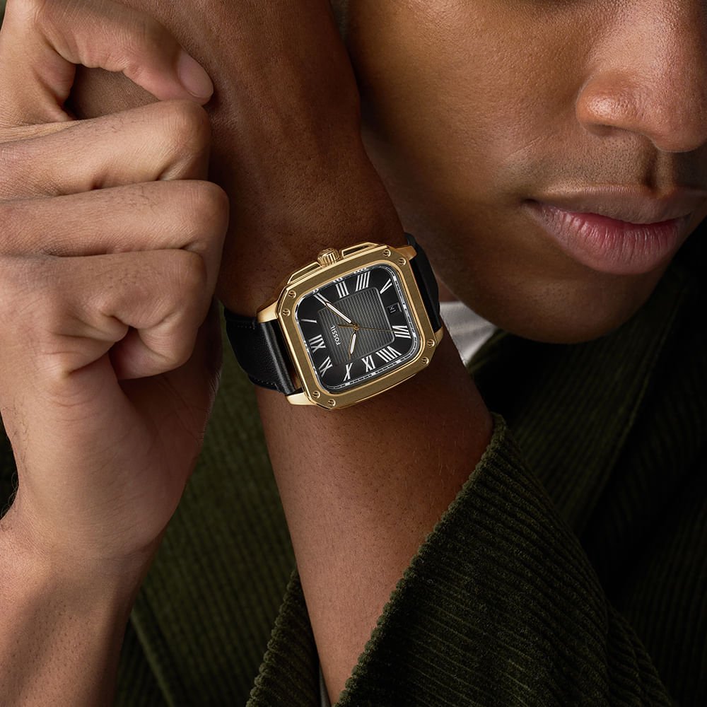 Relógio Fossil Masculino Crosby Dourado - FS6151/0PN Dourado 10