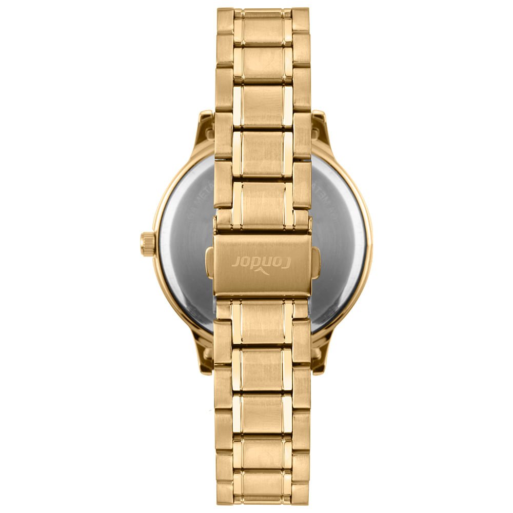 Relógio Condor Masculino Dia A Dia Dourado - CO2035NRI/4P Dourado 3