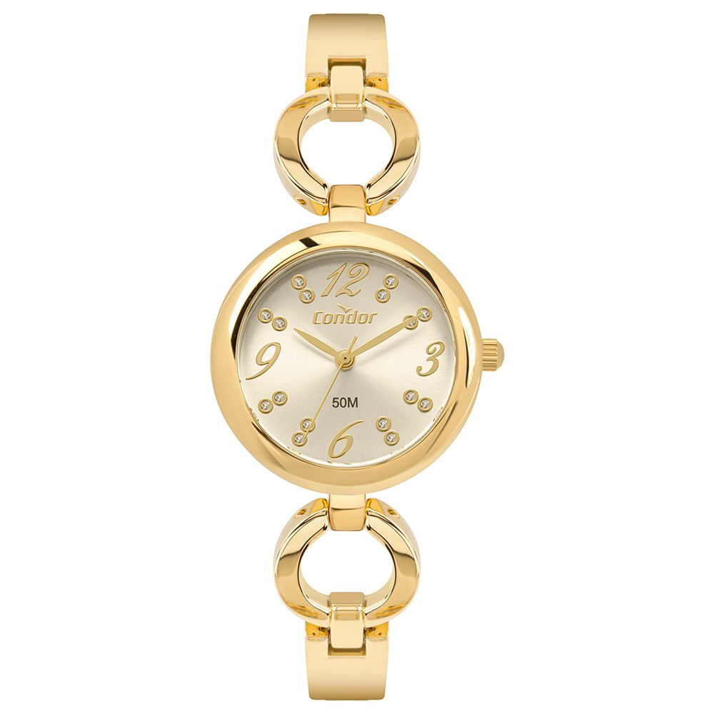 Relógio Condor Feminino Bracelete Dourado - CO2035NKD/5X