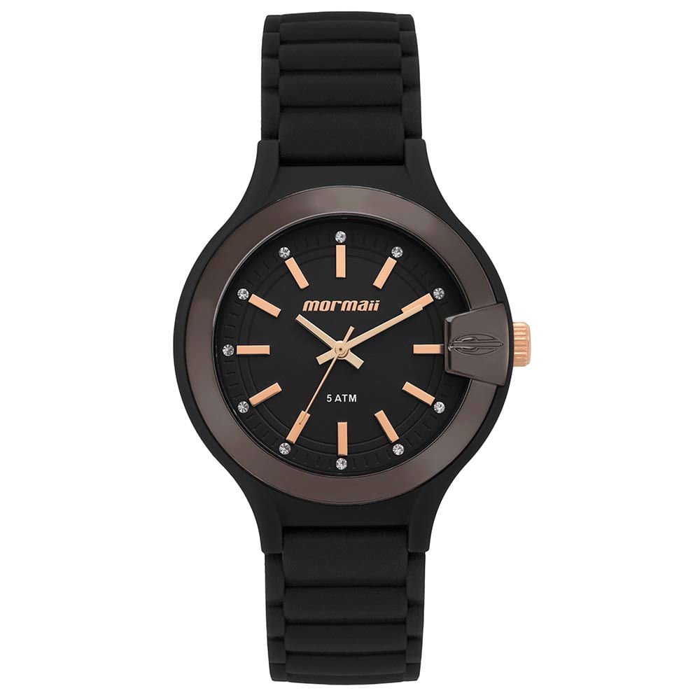 Relógio Mormaii Feminino Luau Preto - MO2036JW/8P