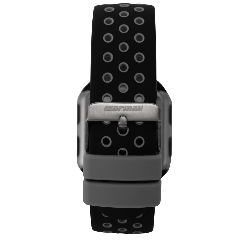 Relógio Mormaii Feminino Digi Preto - MO6601/8K Prata 2