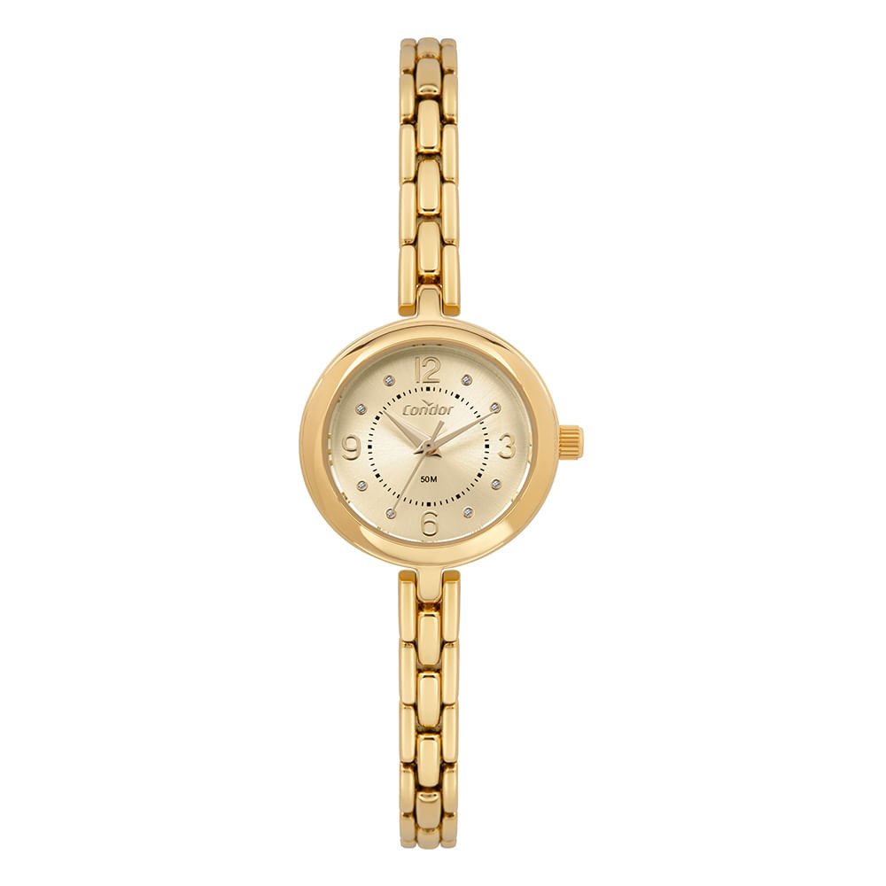 Relógio Condor Feminino Mini Joia Dourado - CO2035NSD/5X