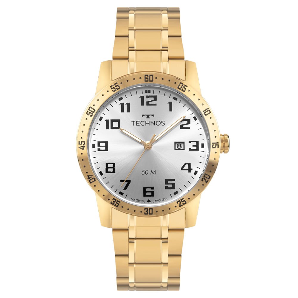 Relógio Technos Masculino Militar Dourado - 2115UAT/1K