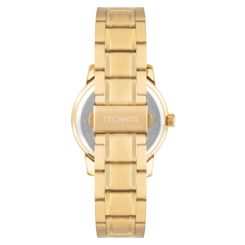 Relógio Technos Masculino Militar Dourado - 2115UAT/1K Dourado 3