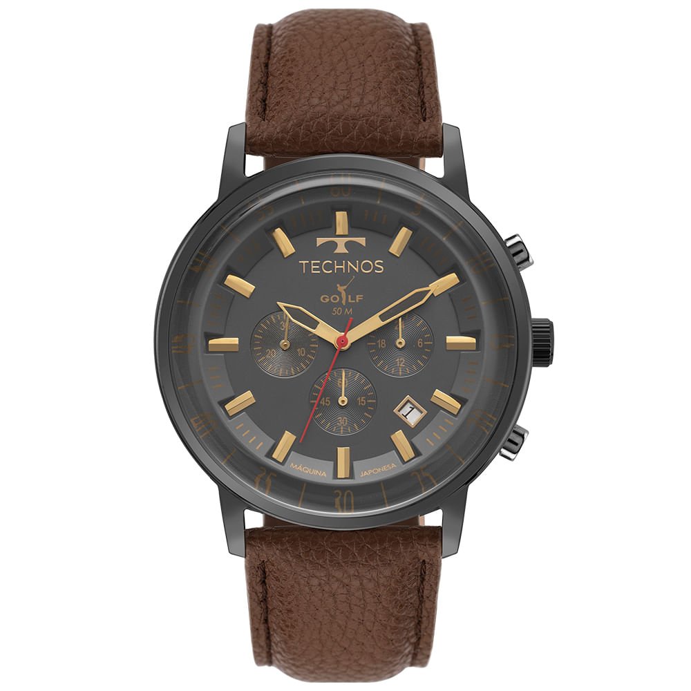 Relógio Technos Masculino Golf Grafite - JS25BCM/0F