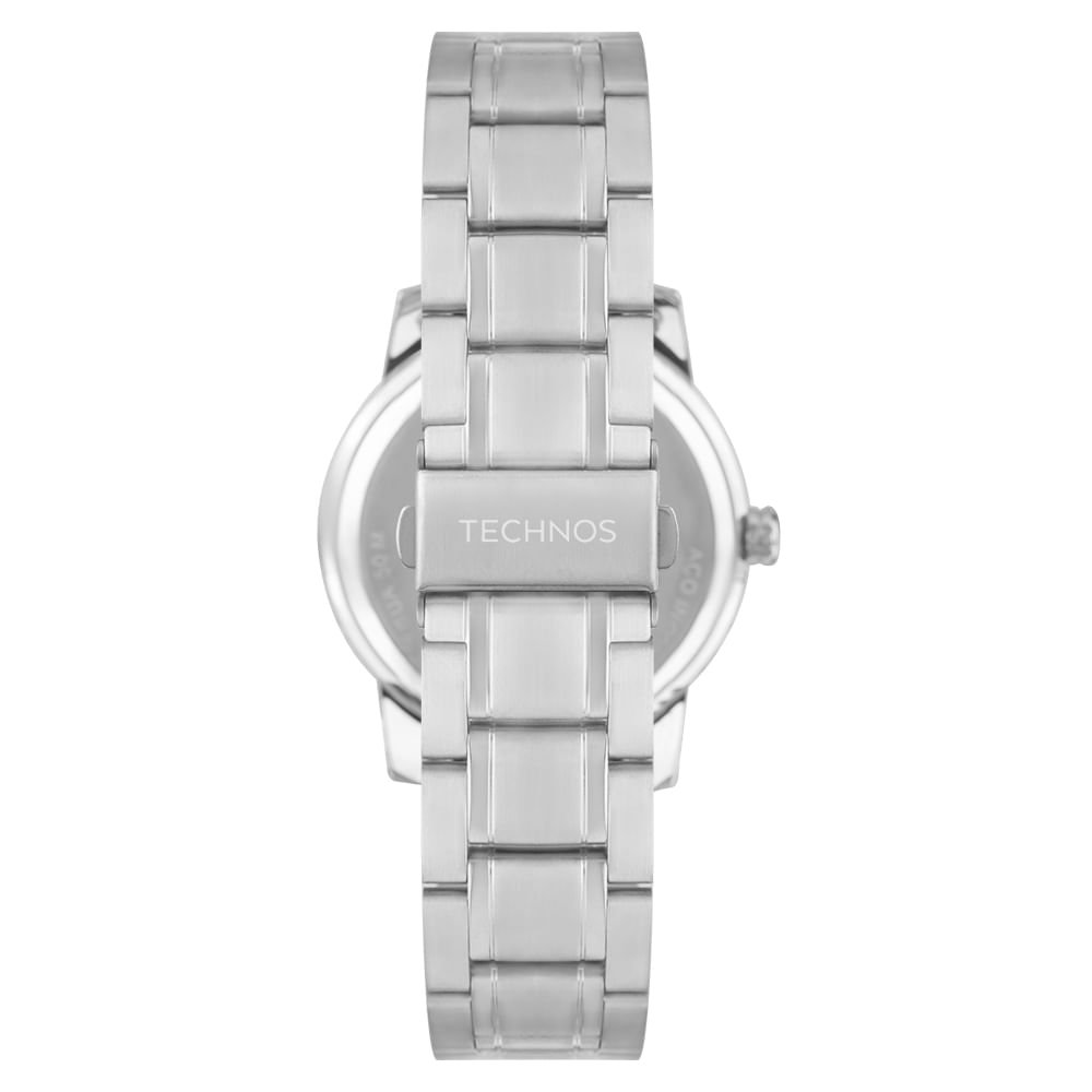 Relógio Technos Masculino Militar Prata - 2115UAR/1K Prata 3