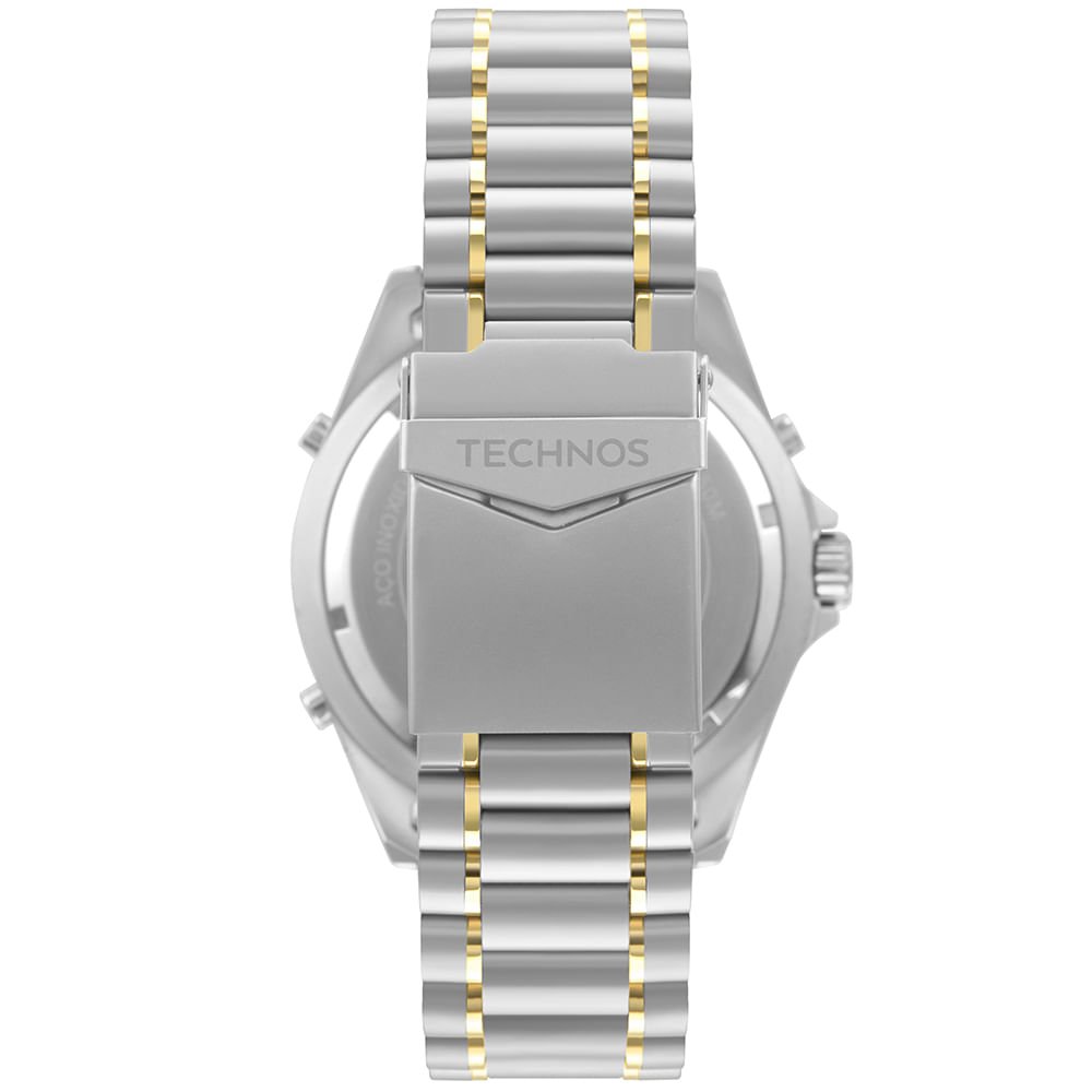 Relógio Technos Masculino Skydiver Bicolor - WT205FQN/5B Prata 3