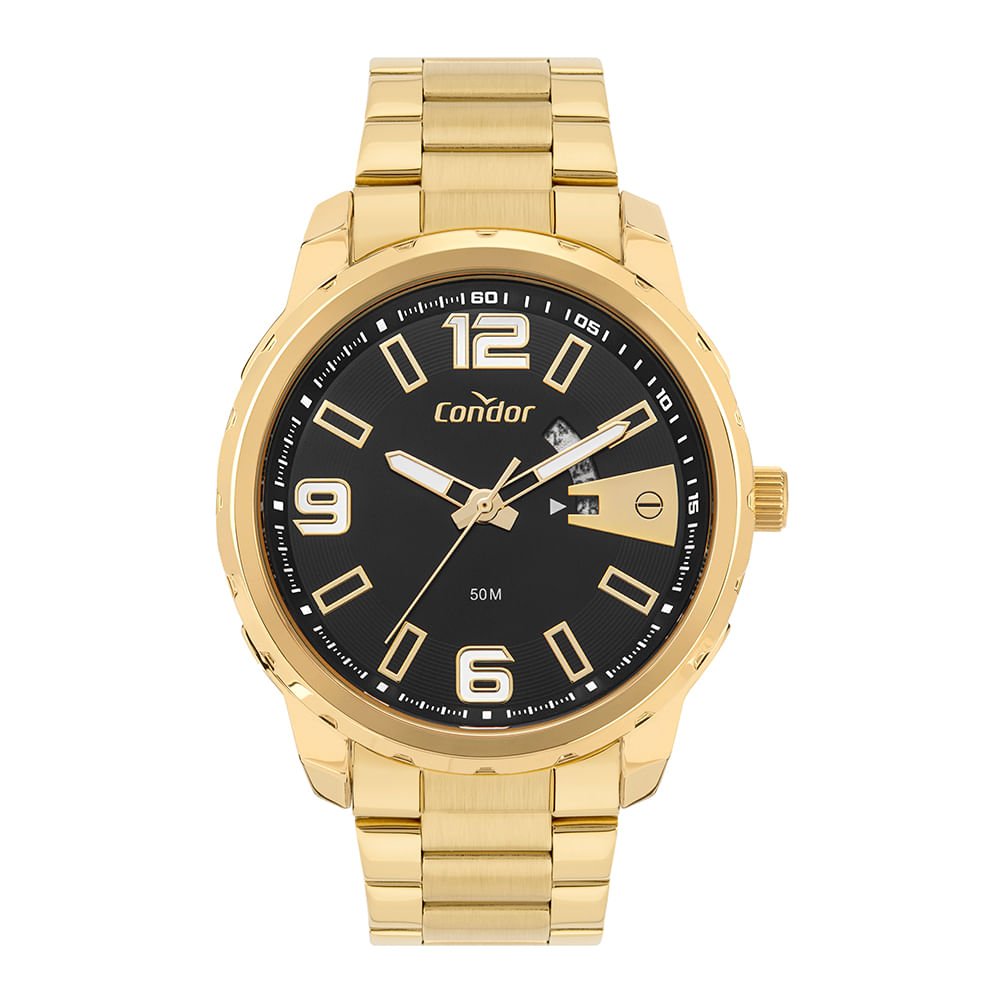 Relógio Condor Masculino Speed Dourado - CO2115NCA/4P
