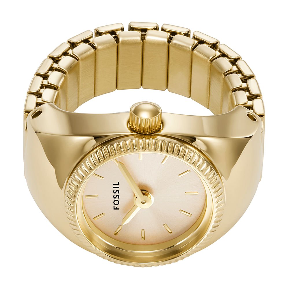 Relógio Anel Fossil Feminino Dourado - ES5246/1DN Dourado 2