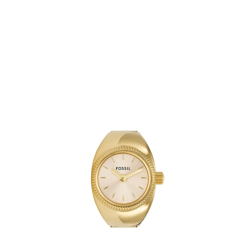 Relógio Anel Fossil Feminino Dourado - ES5246/1DN Dourado 3