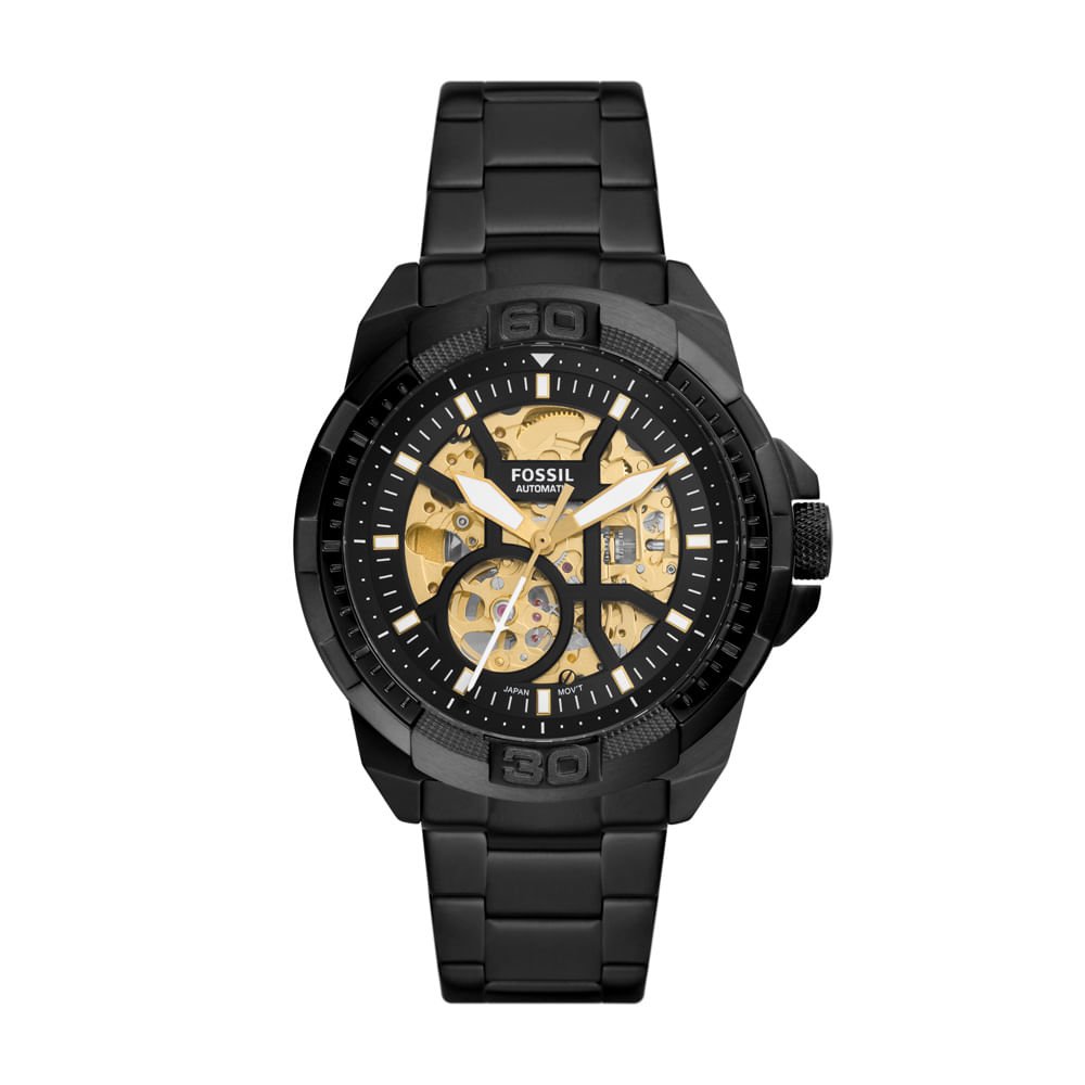 Relógio Fossil Masculino Bronson Preto - ME3217/1PN