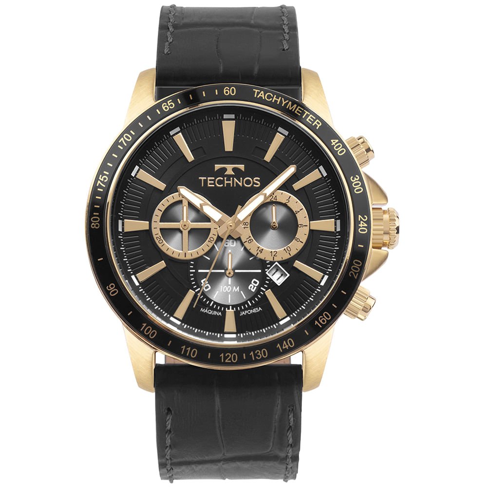 Relógio Technos Masculino Grandtech Dourado - JS26AEY/1P