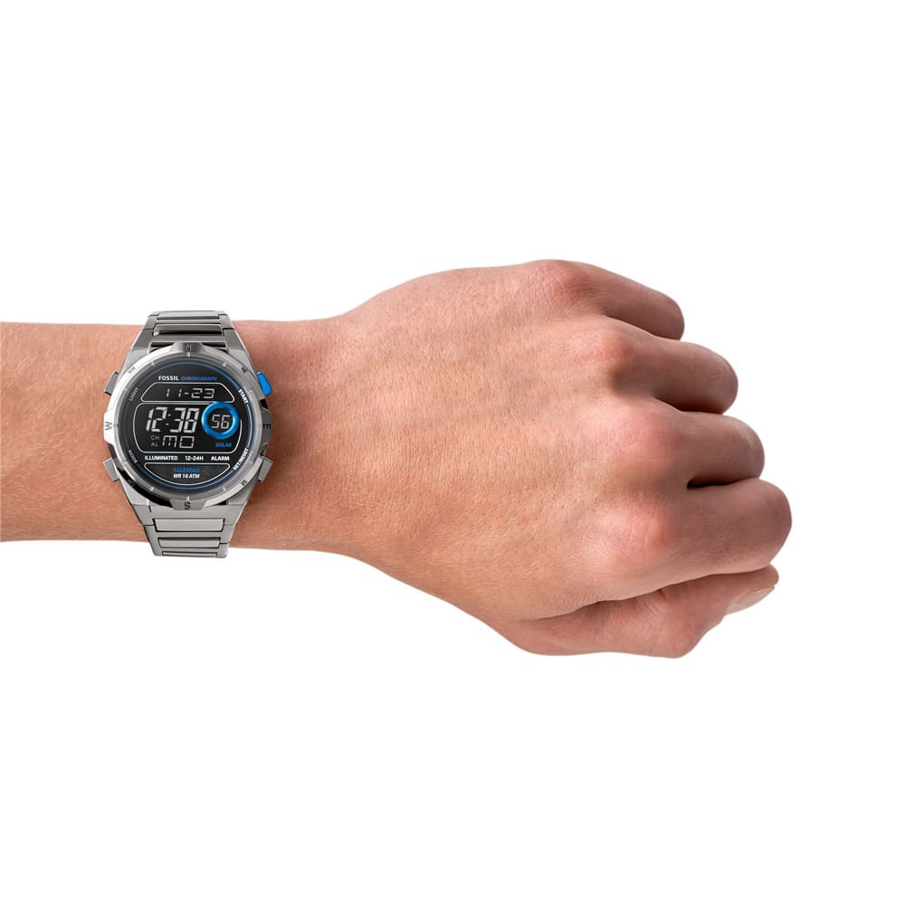 Relógio Fossil Masculino Sport Grafite - FS5861/1FN Preto 5