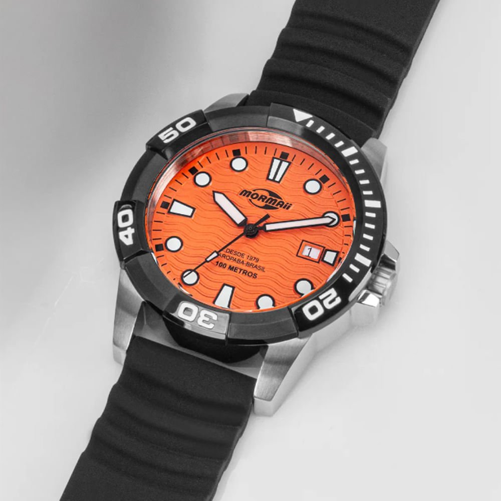 Relógio Mormaii Masculino Steel Basic Bicolor - MO2317AK/2L Prata 5