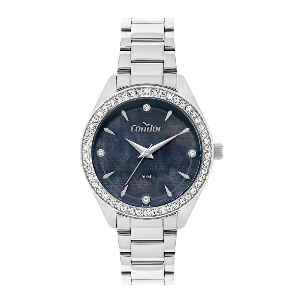 Kit Relógio Condor Feminino Elegante Prata - CO2036MYX/K4P Prata 2