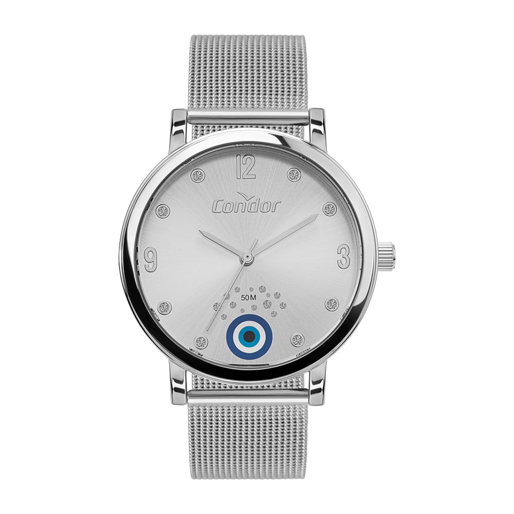 Kit Relógio Condor Feminino Mimos E Sutilezas Prata - CO2036MZQ/K4K Prata 2