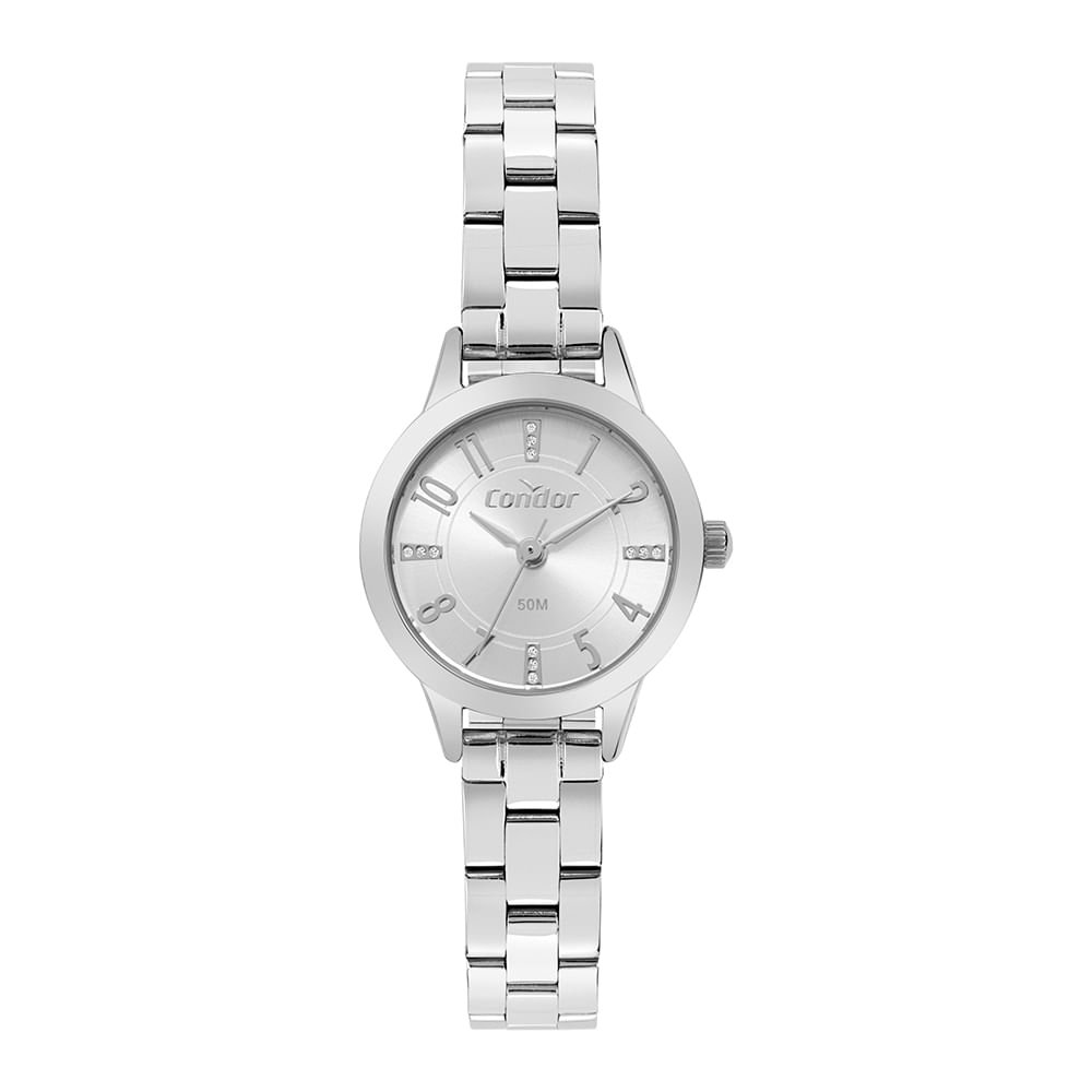 Kit Relógio Condor Feminino Mini Prata - CO2035NWN/K4K Prata 3