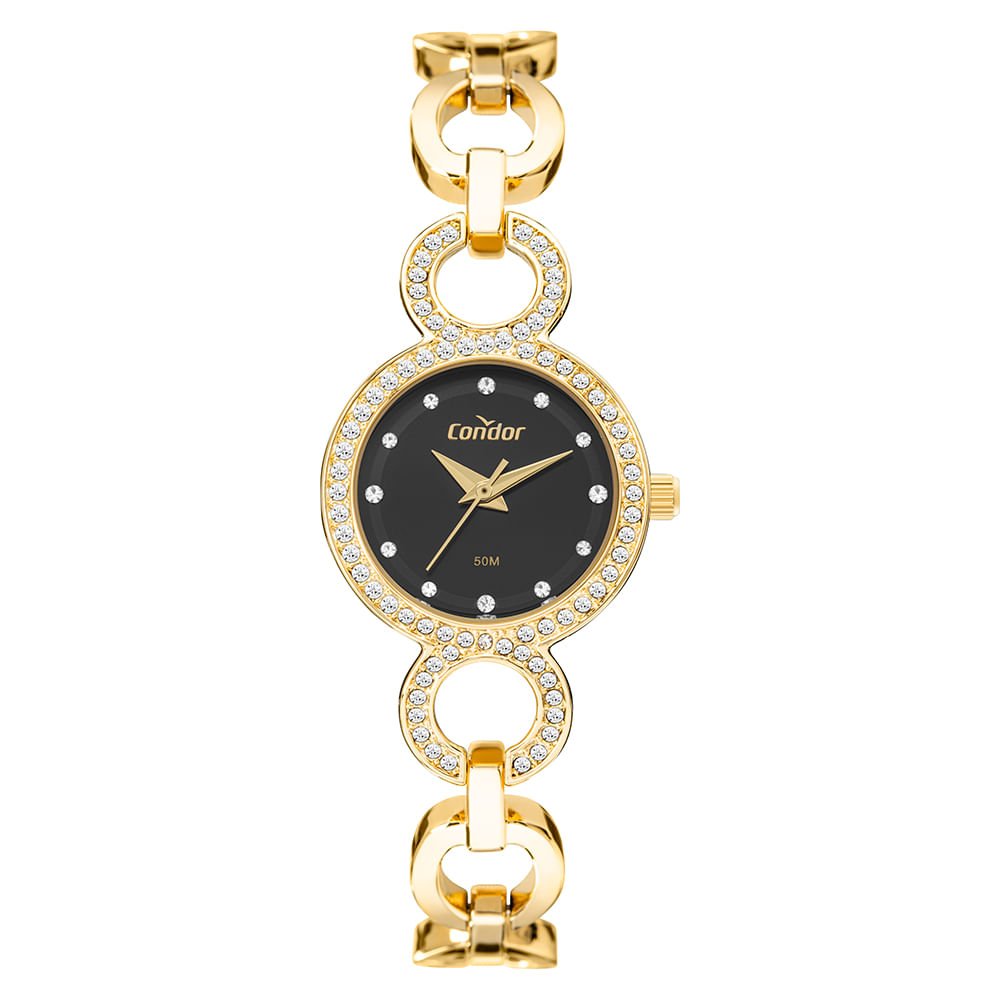 Relógio Condor Feminino Bracelete Dourado - CO2035NVG/5P