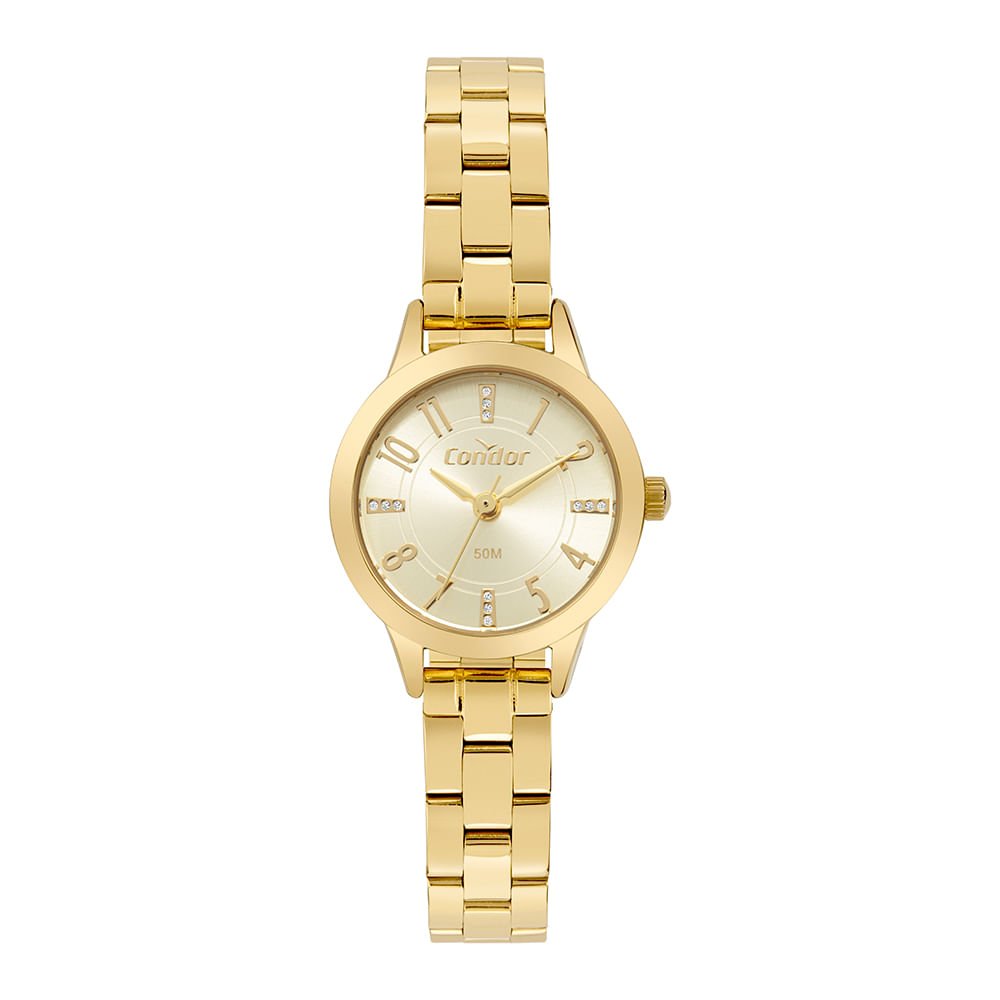 Kit Relógio Condor Feminino Mini Dourado - CO2035NWM/K4K Dourado 3