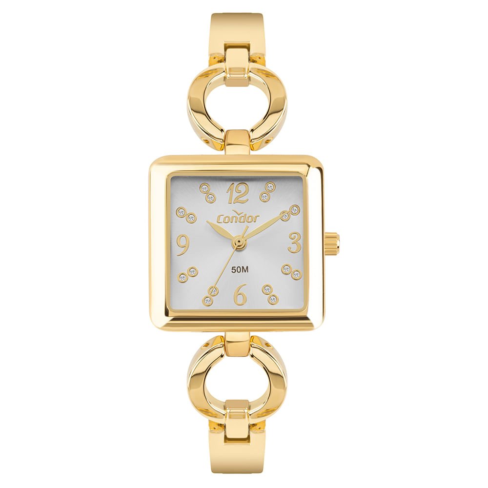 Relógio Condor Feminino Bracelete Dourado - CO2035NVF/5K