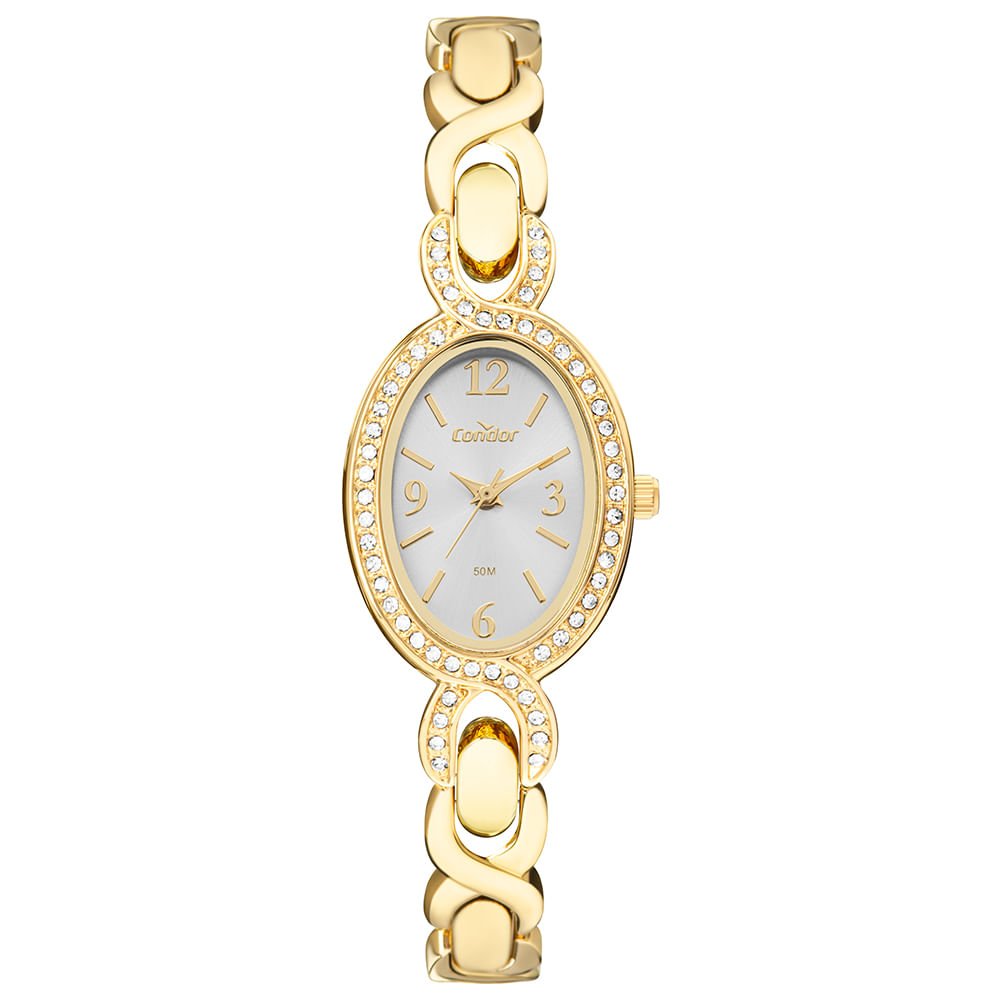Relógio Condor Feminino Bracelete Dourado - CO2035NVI/5X