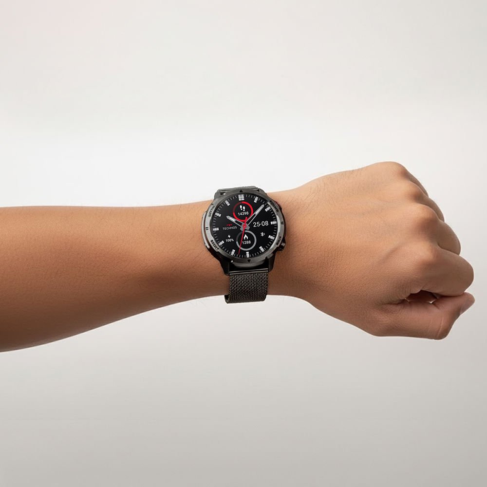Smartwatch Technos Connect Sports Call Preto - TSPORTSCAI/4R Preto 4