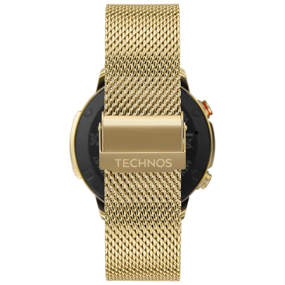 Smartwatch Technos Connect Sports Call Preto Dourado - TSPORTSCAG/4D Dourado 3