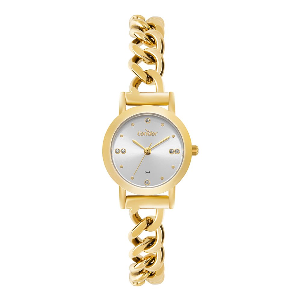 Relógio Condor Feminino Elos Dourado - CO2035NUY/5K