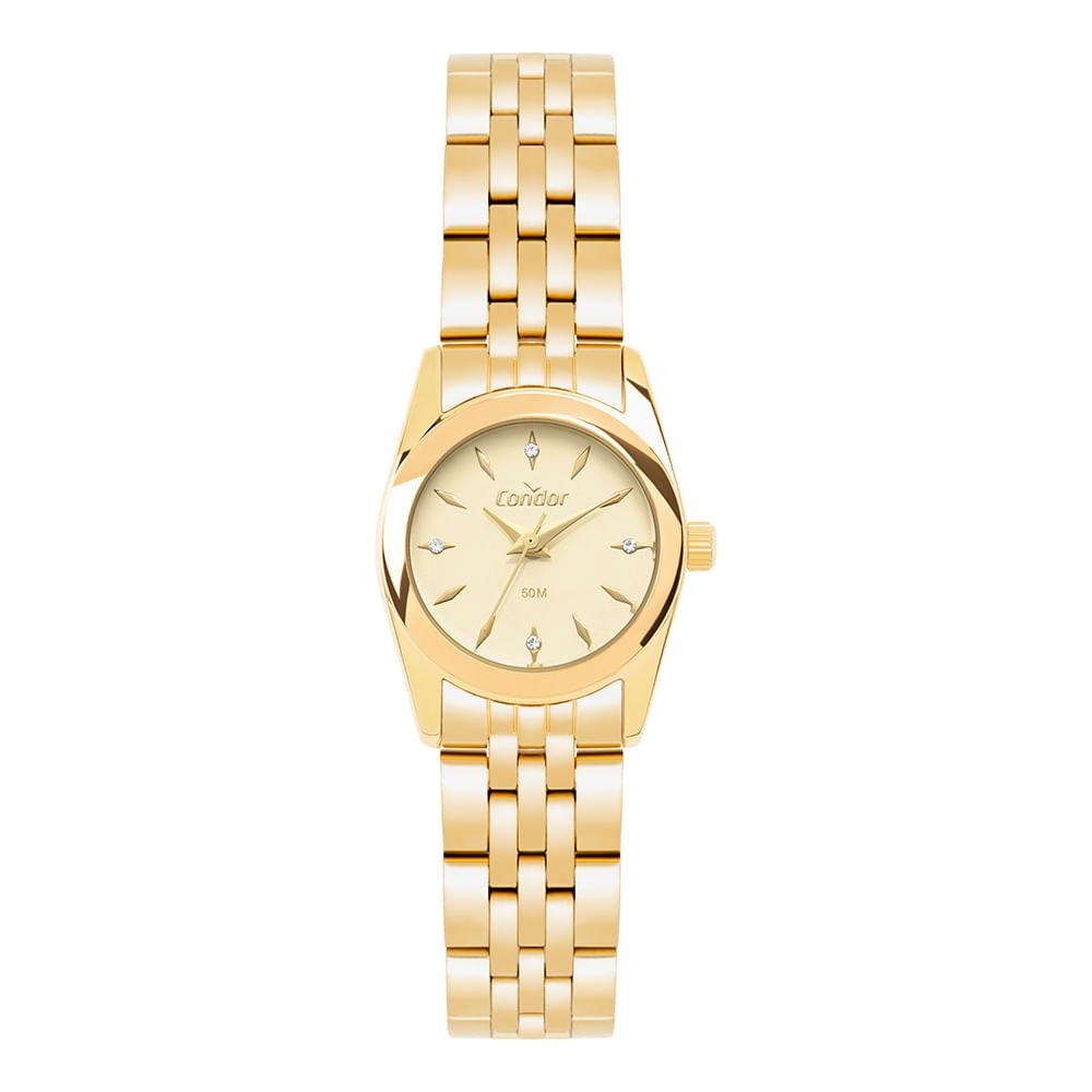 Relógio Condor Feminino Mini Dourado - CO2035NWS/4X