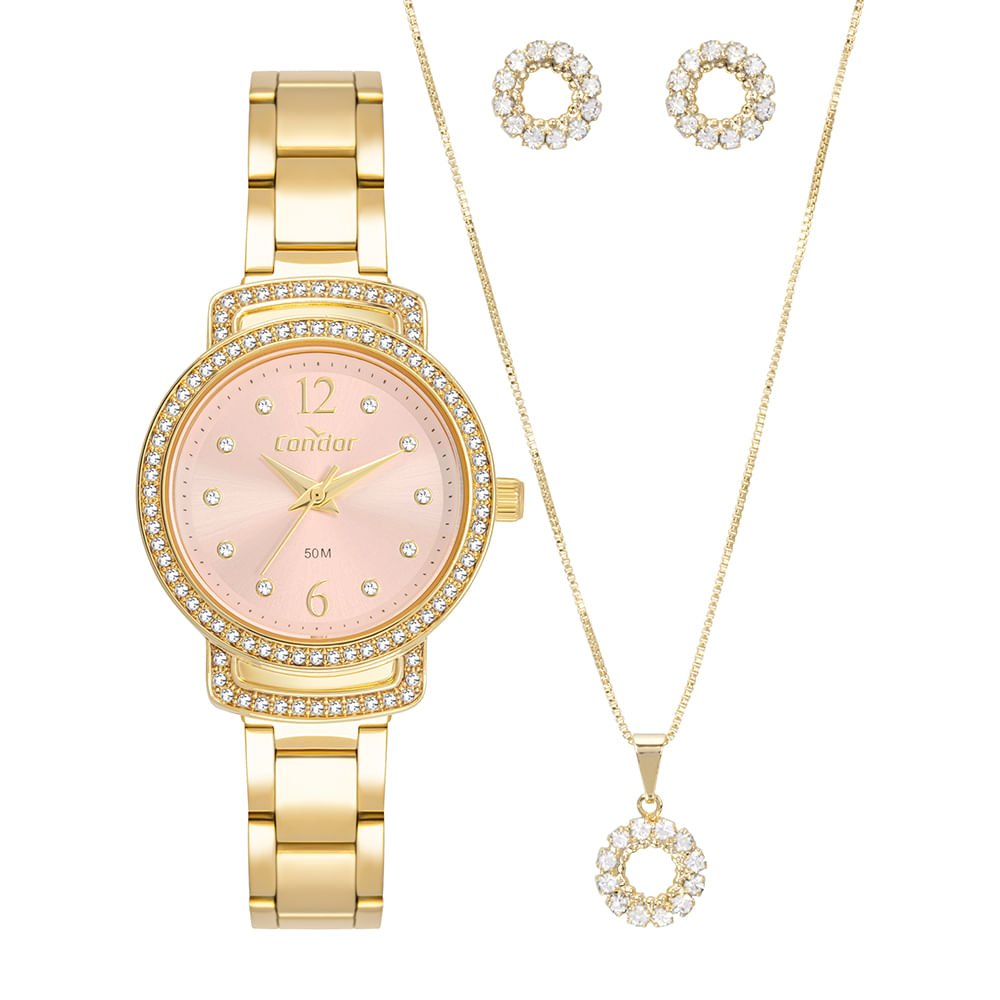 Kit Condor Feminino Brilho Dourado - CO2035NUW/K4J