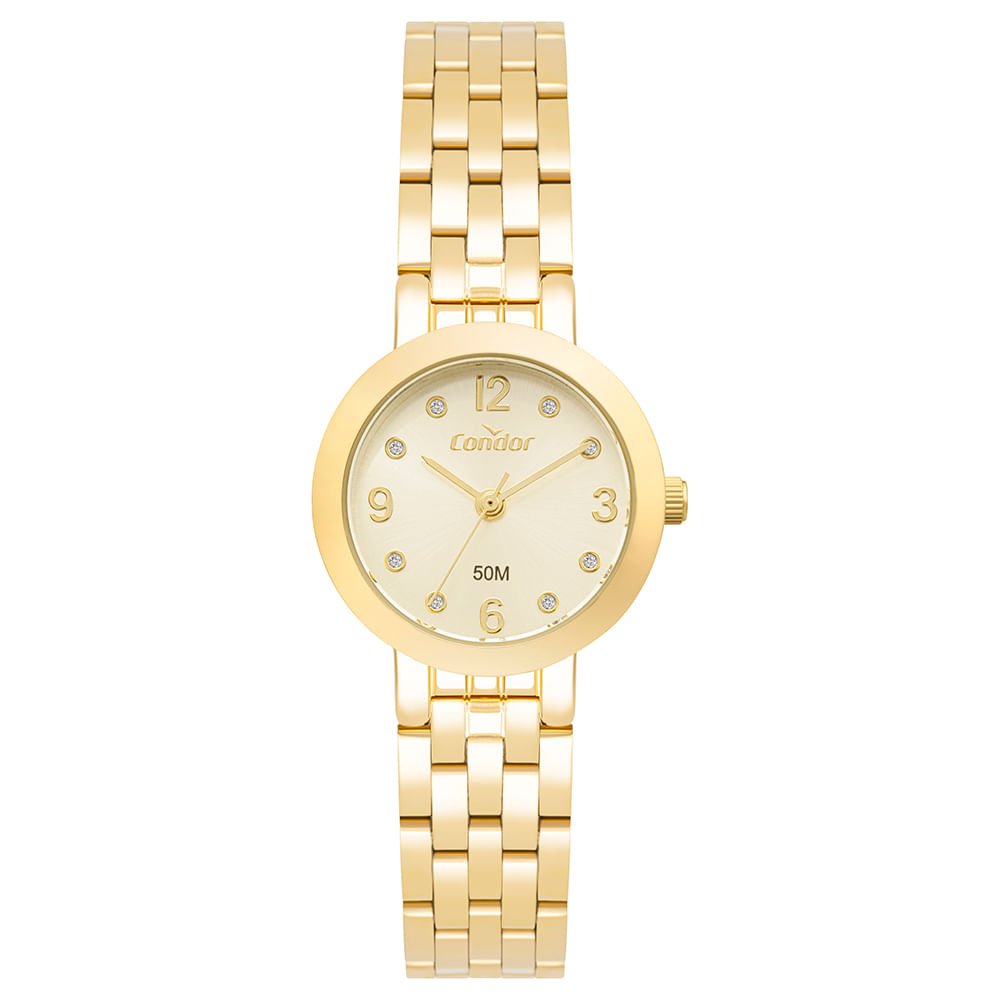 Kit Relógio Condor Feminino Mini Dourado - CO2035NWZ/K4D Dourado 2
