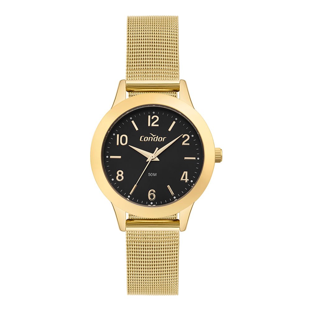 Relógio Condor Feminino Dia A Dia Dourado - CO2035NLJ/4P