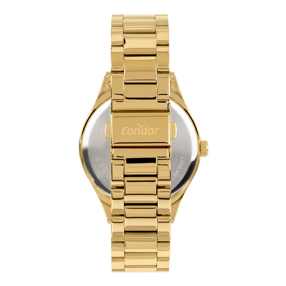 Relógio Condor Feminino Brilho Dourado - CO2035NWW/4X Dourado 3