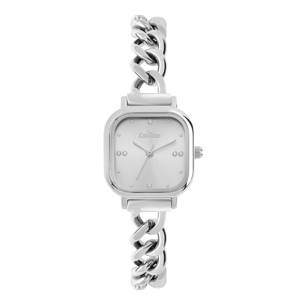 Relógio Condor Feminino Elos Prata - CO2035NVA/5K