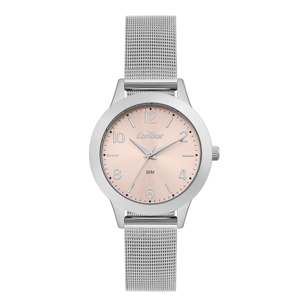 Relógio Condor Feminino Dia A Dia Prata - CO2035NXY/4J
