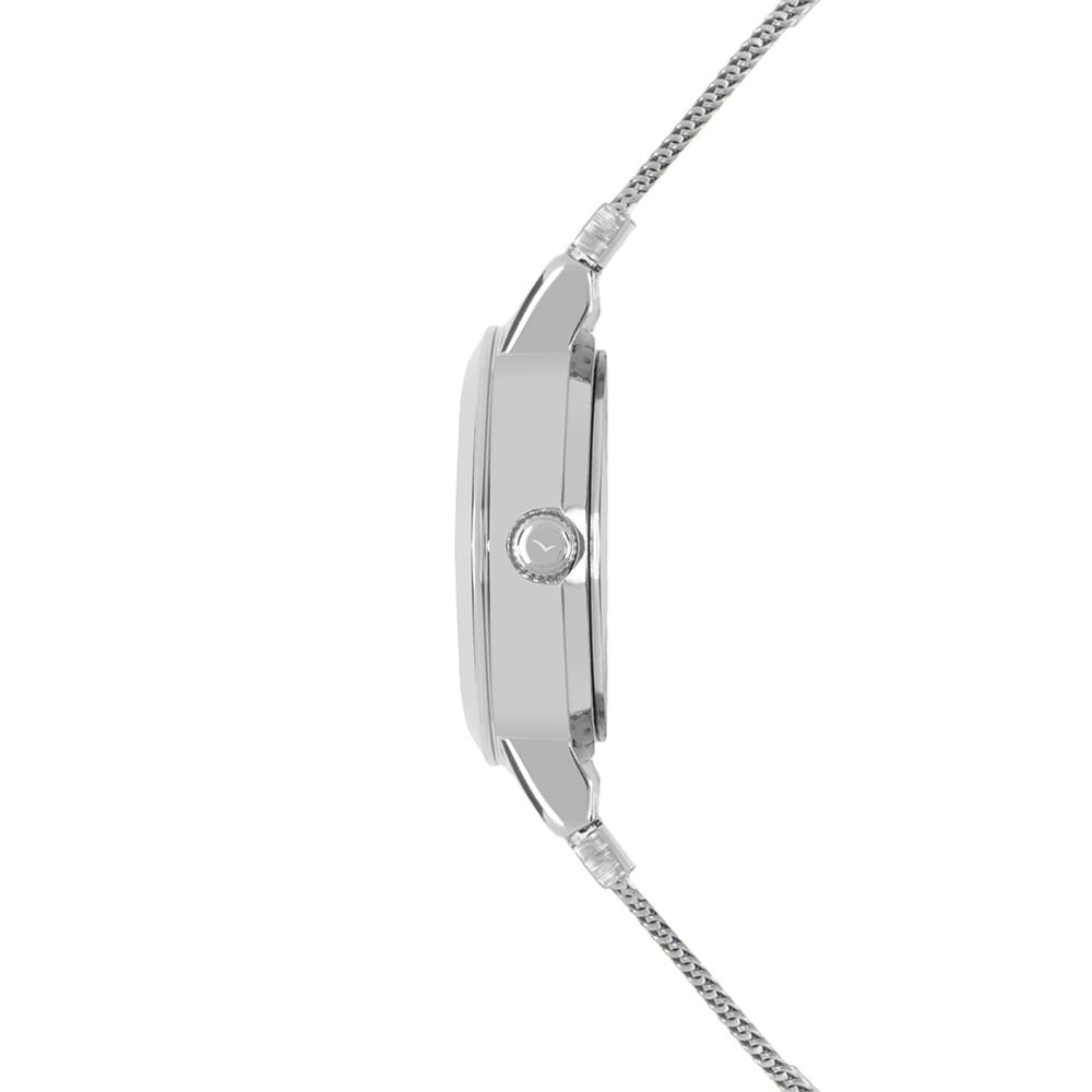 Kit Relógio Condor Feminino Mini Prata - CO2035NXR/K4K Prata 3