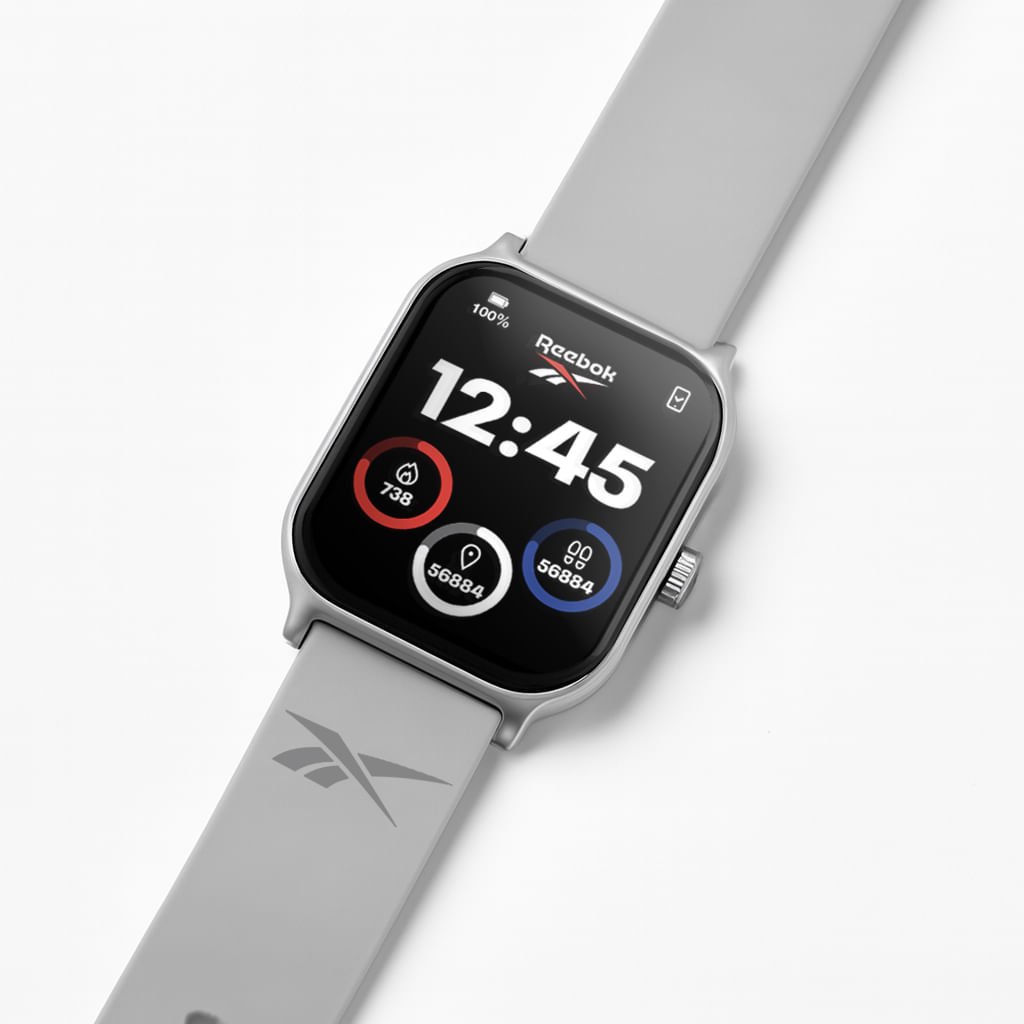 Relógio Smartwatch Reebok By Condor Cinza - COSMARTRAC/8K Prata 2