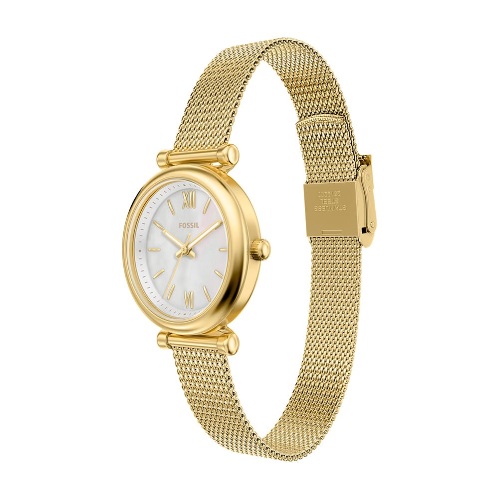 Relógio Fossil Feminino Carlie Dourado - ES5462/1BN Dourado 7