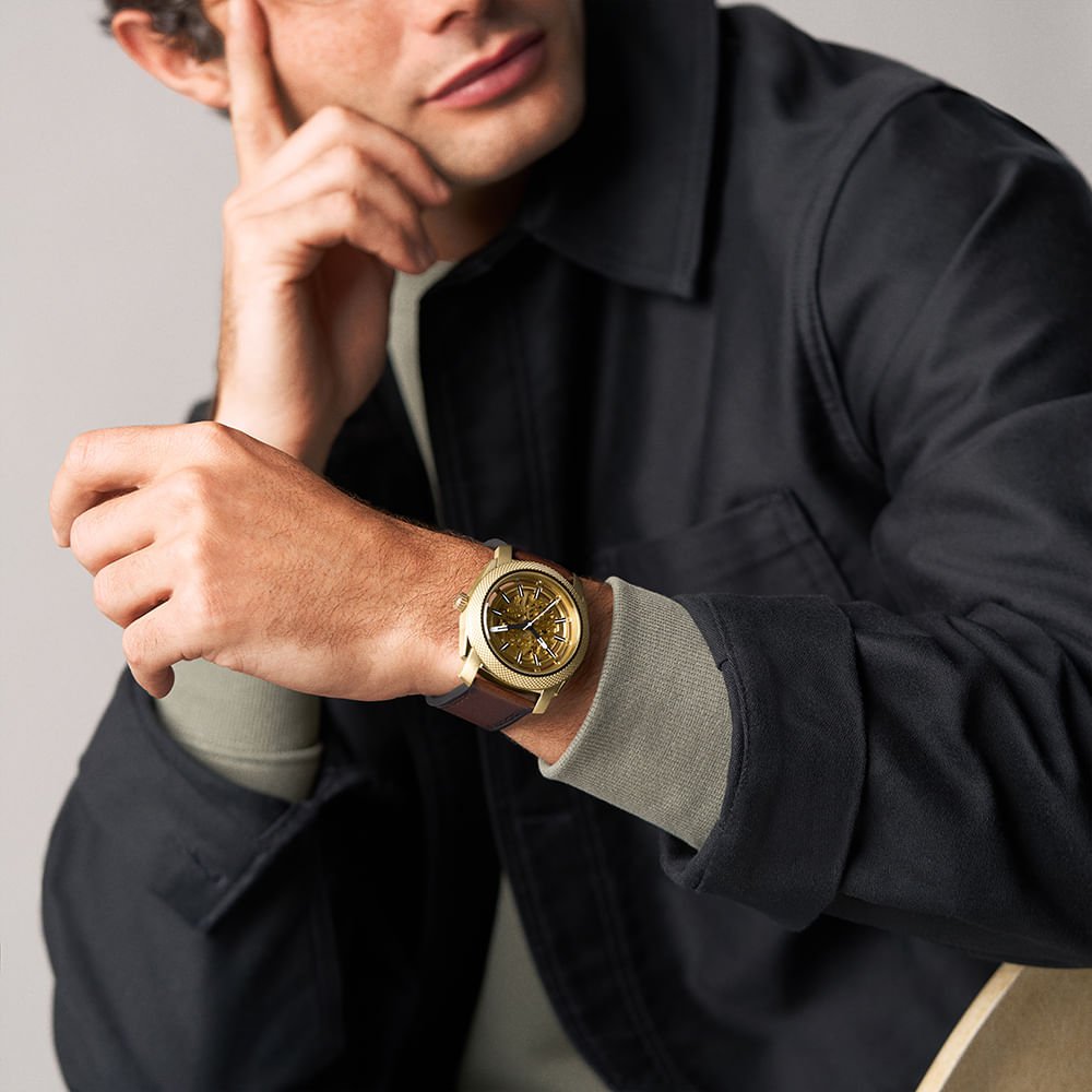 Relógio Fossil Masculino Machine Dourado - ME3278/0DN Dourado 2