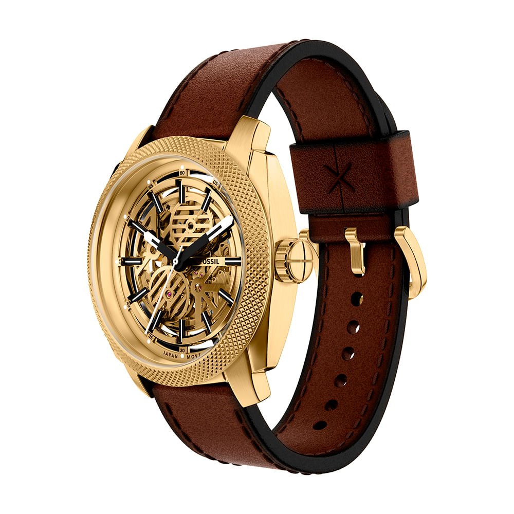 Relógio Fossil Masculino Machine Dourado - ME3278/0DN Dourado 4