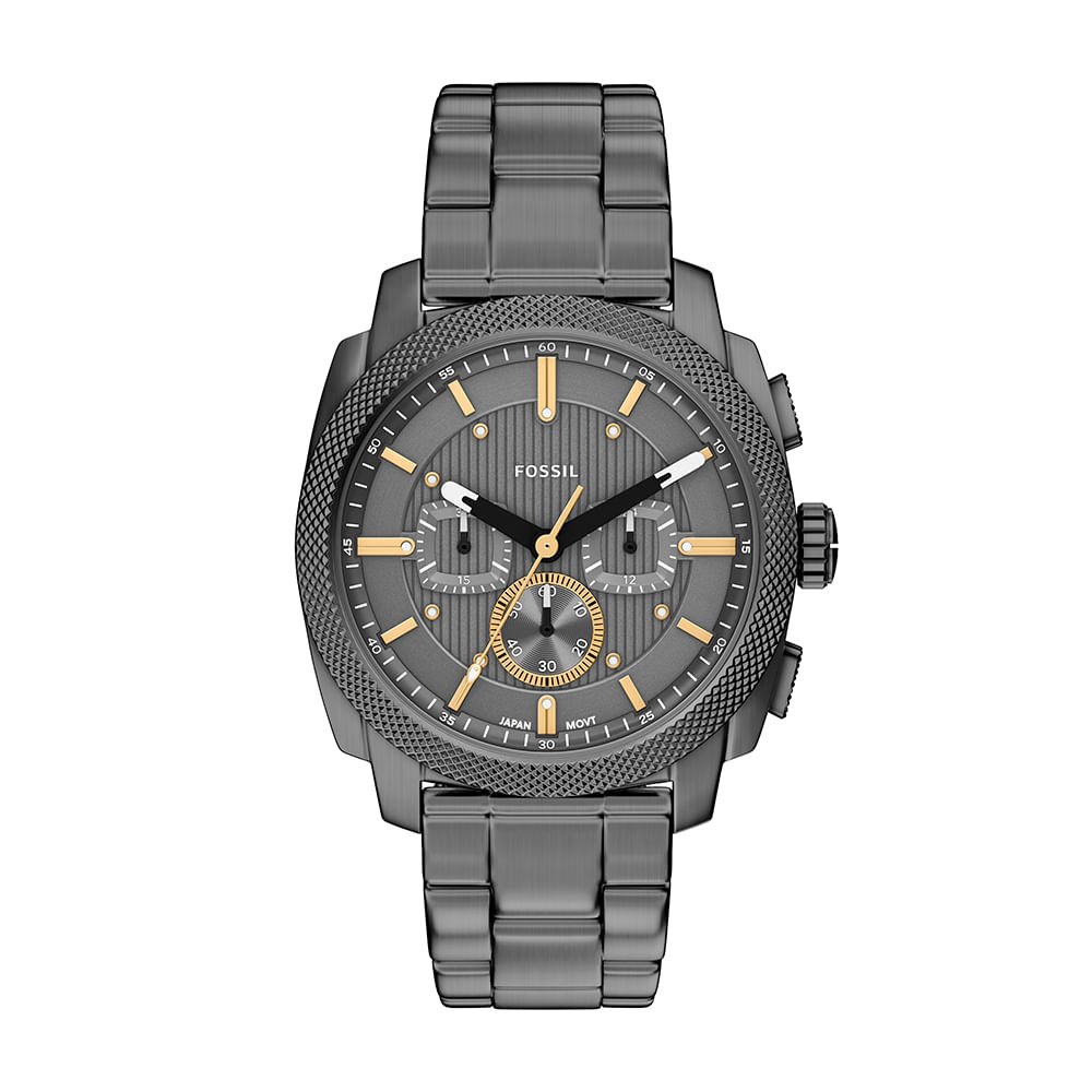 Relógio Fossil Masculino Machine Grafite - FS6160/1KN