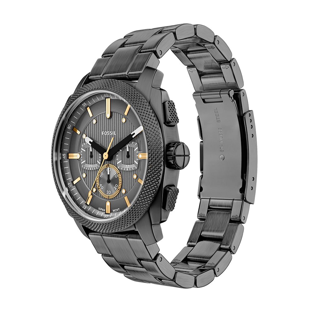 Relógio Fossil Masculino Machine Grafite - FS6160/1KN Grafite 3