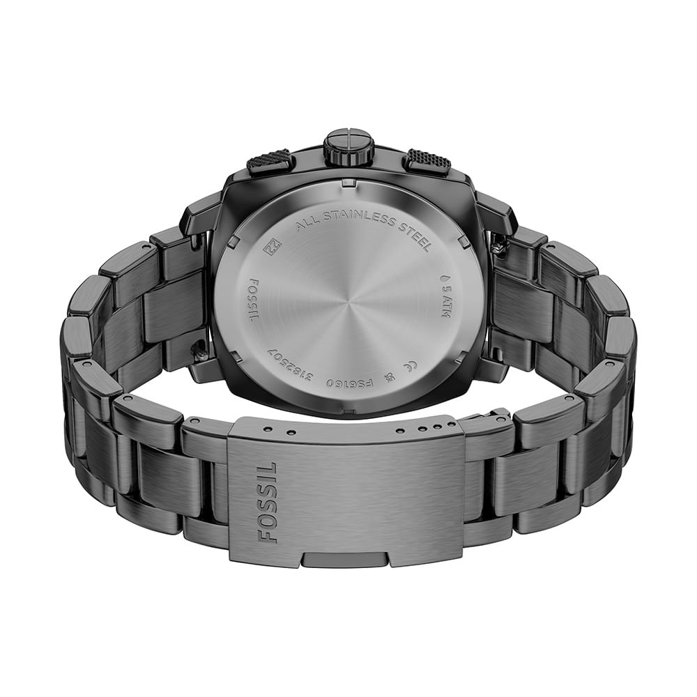Relógio Fossil Masculino Machine Grafite - FS6160/1KN Grafite 5