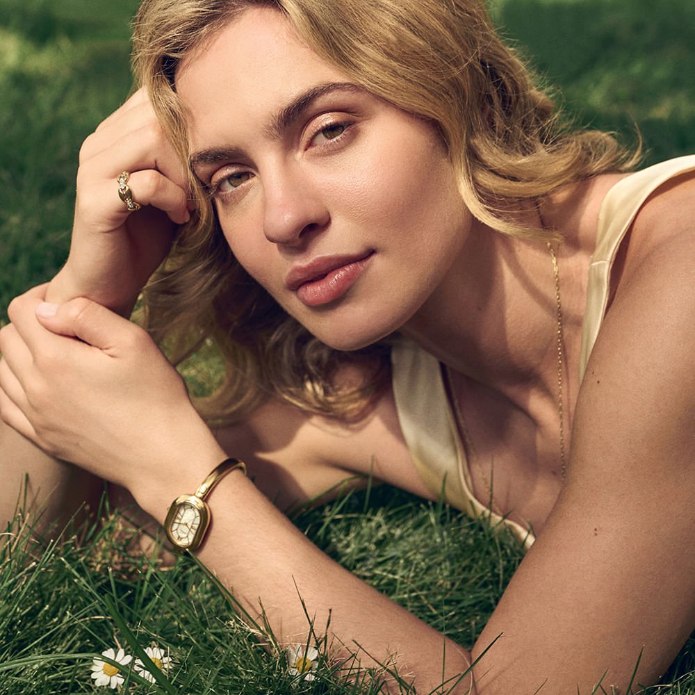 Relógio Fossil Feminino Sloan Dourado - ES5444/1BN Dourado 7