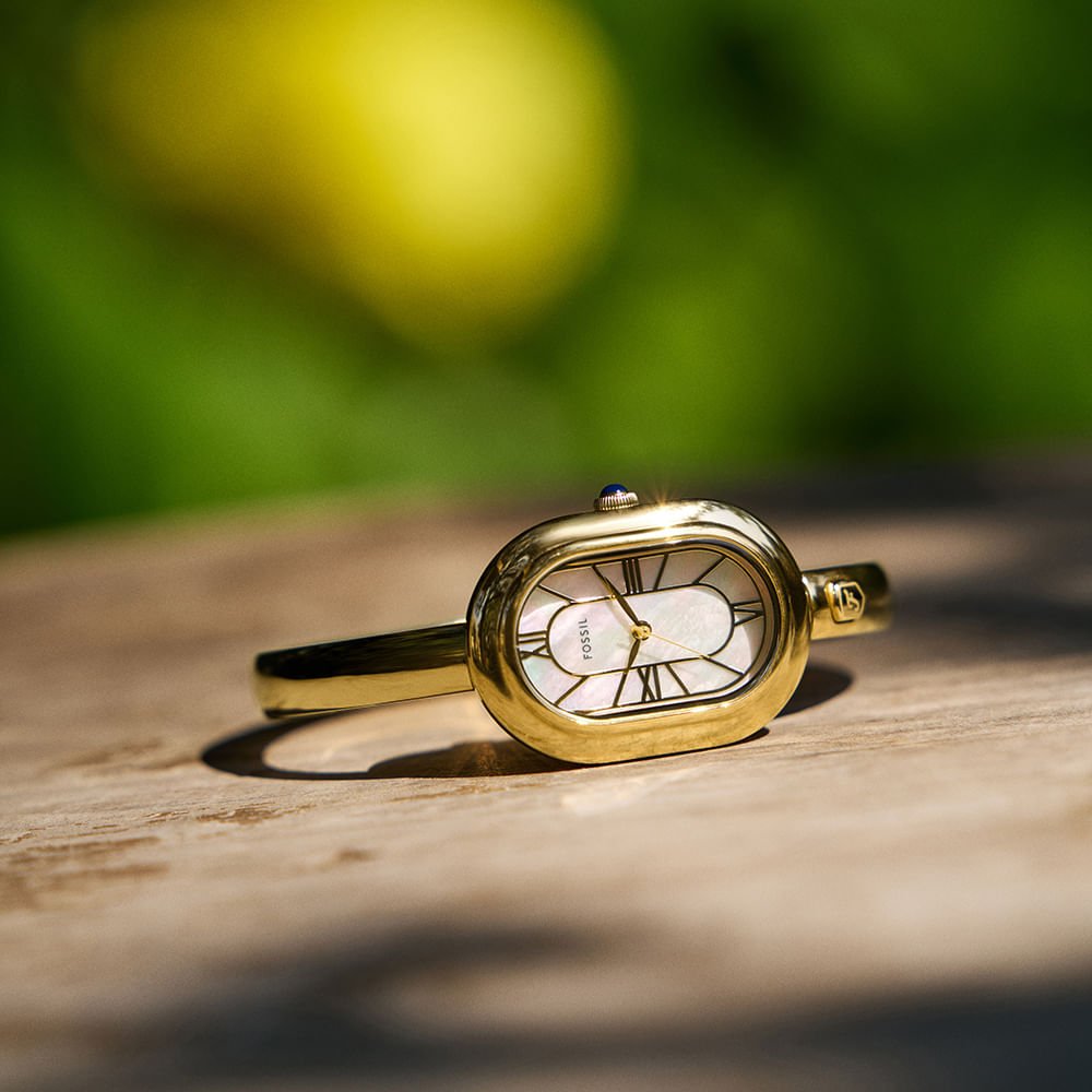 Relógio Fossil Feminino Sloan Dourado - ES5444/1BN Dourado 8