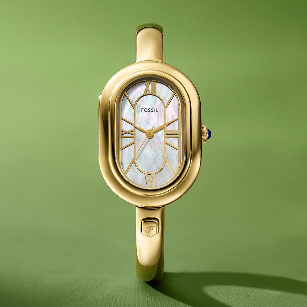 Relógio Fossil Feminino Sloan Dourado - ES5444/1BN Dourado 9
