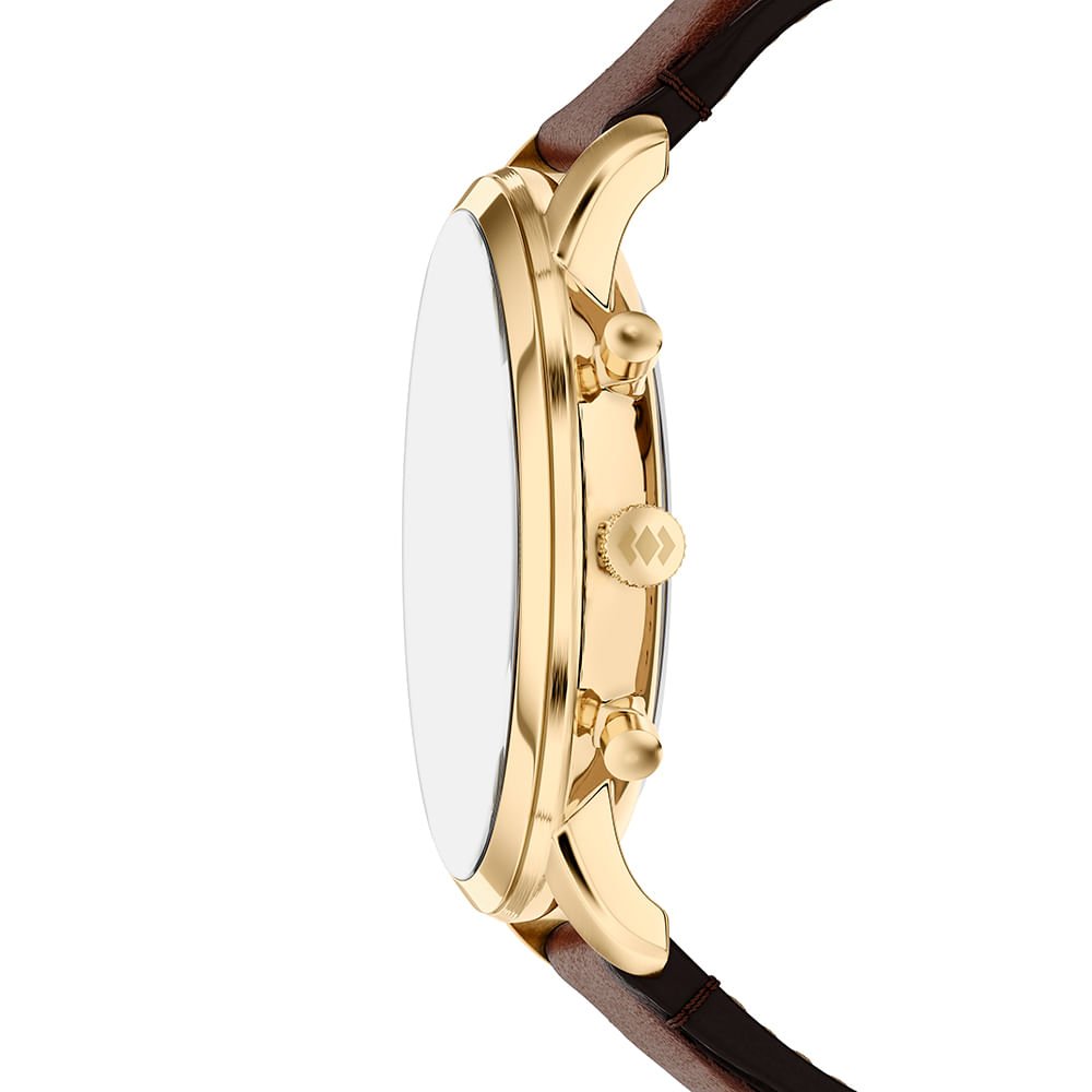 Relógio Fossil Masculino Neutra Dourado - FS6162/0AN Dourado 5