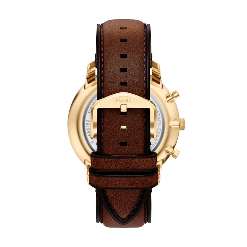 Relógio Fossil Masculino Neutra Dourado - FS6162/0AN Dourado 6