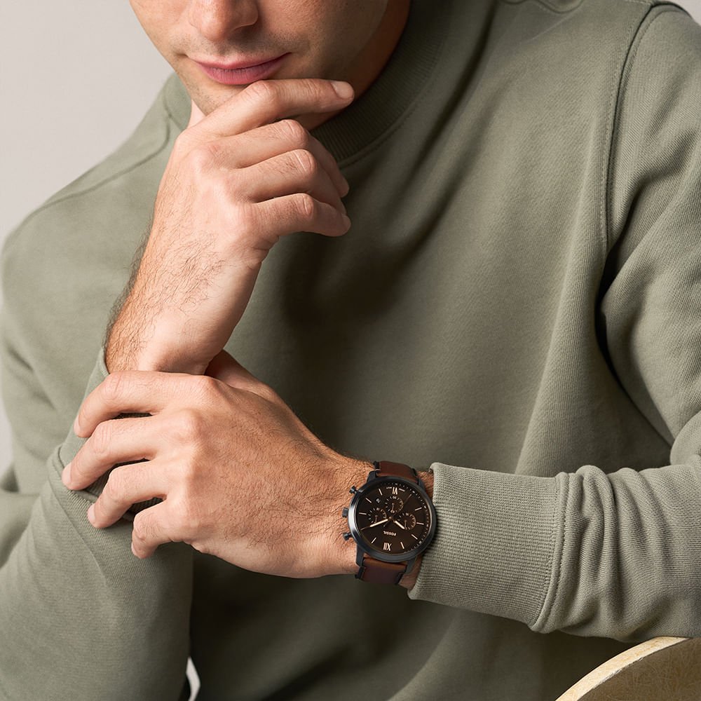 Relógio Fossil Masculino Neutra Preto - FS6163/0MN Preto 2